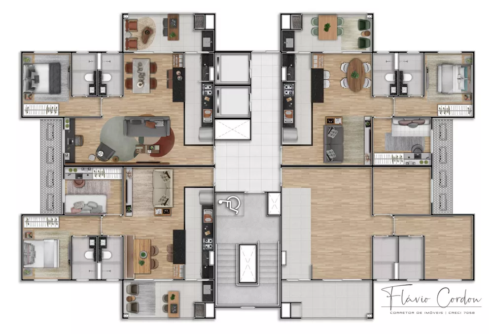 Apartamento, 2 quartos, 65 m² - Foto 3