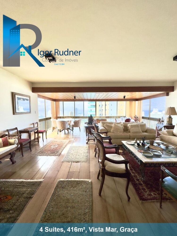 Apartamento à venda com 4 quartos, 416m² - Foto 1
