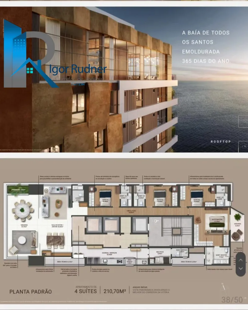 Apartamento, 4 quartos, 210 m² - Foto 5