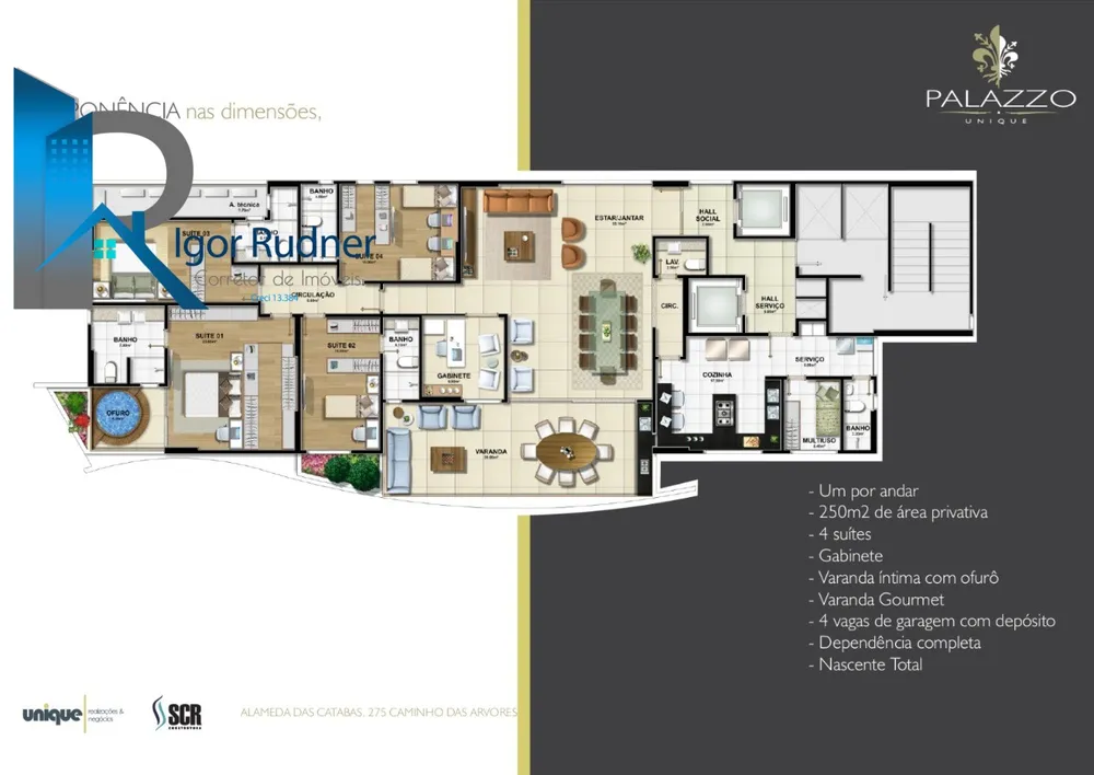 Apartamento, 4 quartos, 250 m² - Foto 9
