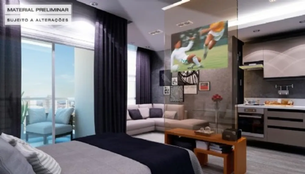 Cobertura, 1 quarto, 73 m² - Foto 2