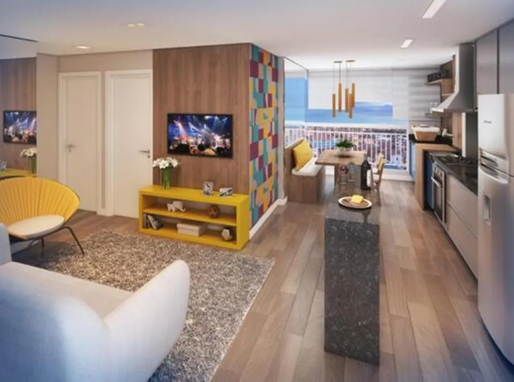Apartamento, 2 quartos, 45 m² - Foto 3