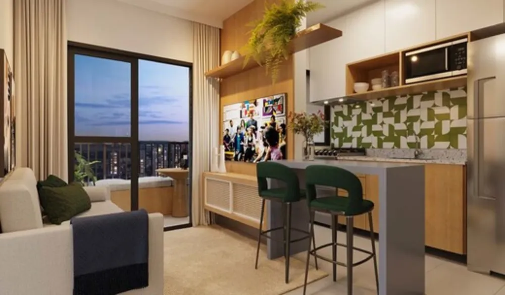 Apartamento, 1 quarto, 24 m² - Foto 2