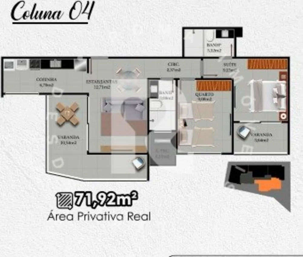 Apartamento, 2 quartos, 73 m² - Foto 7
