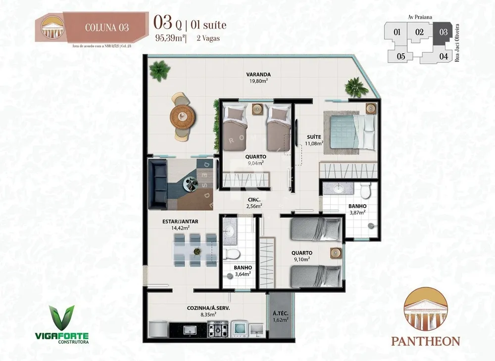 Apartamento, 3 quartos, 101 m² - Foto 10