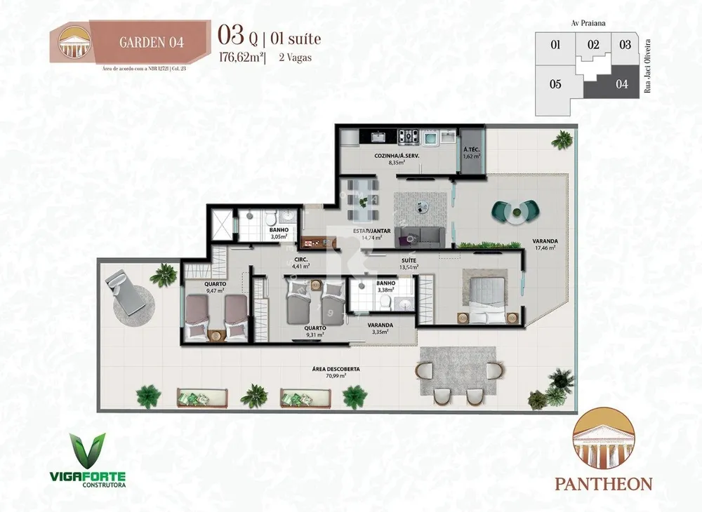 Apartamento, 3 quartos, 101 m² - Foto 6