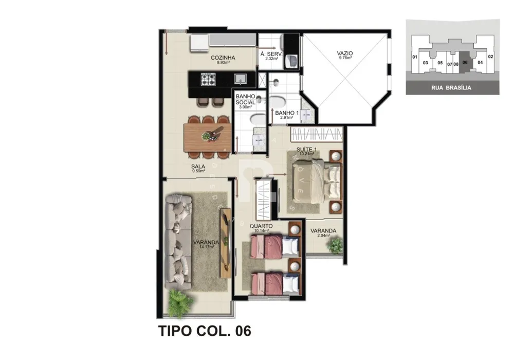 Apartamento, 2 quartos, 72 m² - Foto 14