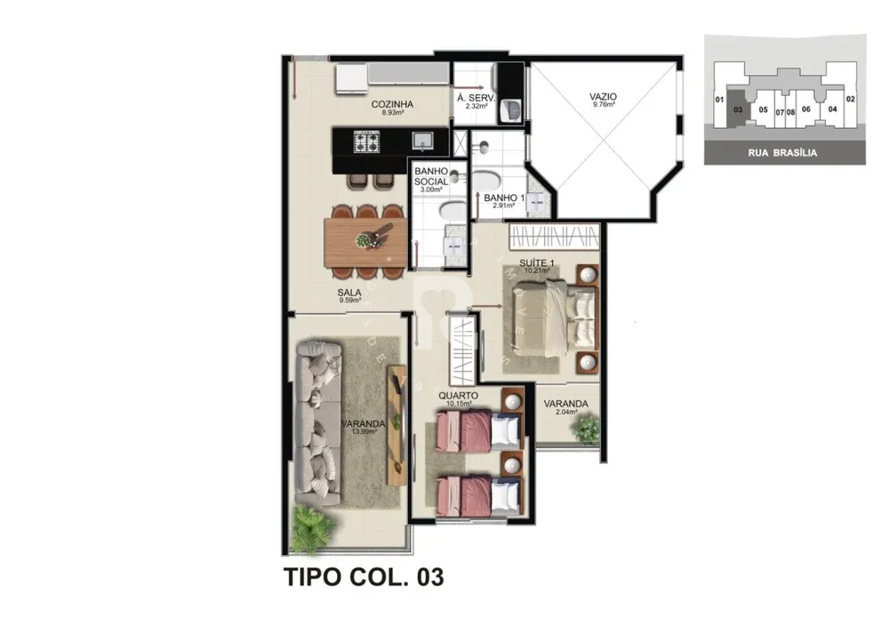 Apartamento, 2 quartos, 72 m² - Foto 15