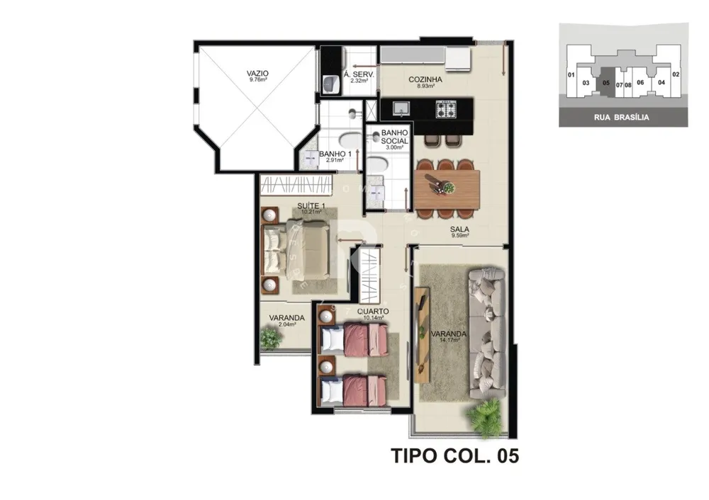 Apartamento, 2 quartos, 72 m² - Foto 13