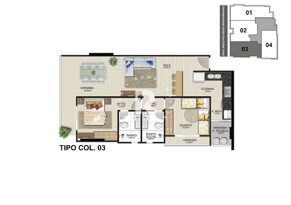 Apartamento, 2 quartos, 73 m² - Foto 4