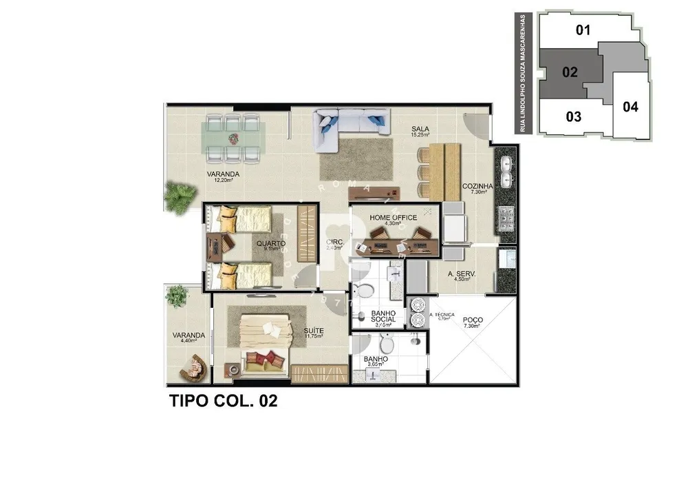 Apartamento, 2 quartos, 73 m² - Foto 13