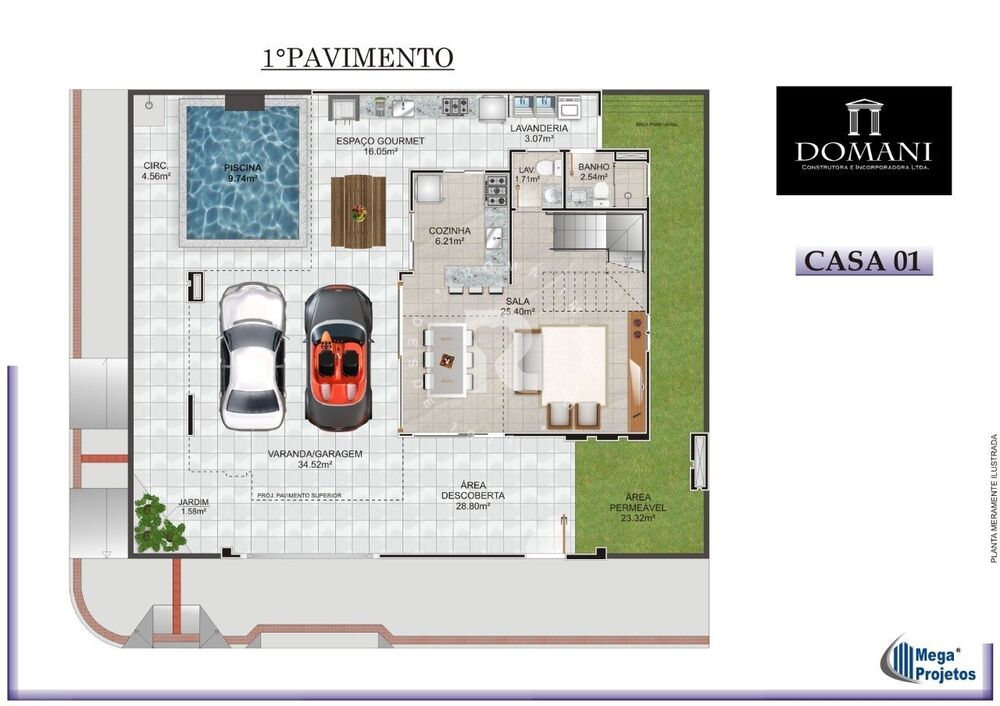 Casa à venda com 3 quartos, 227m² - Foto 3