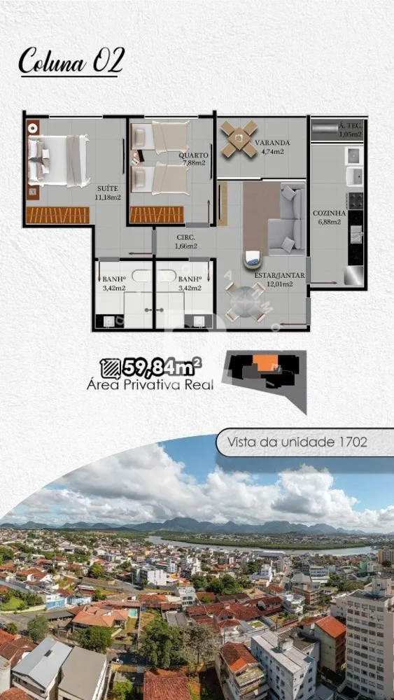 Apartamento, 2 quartos, 73 m² - Foto 4