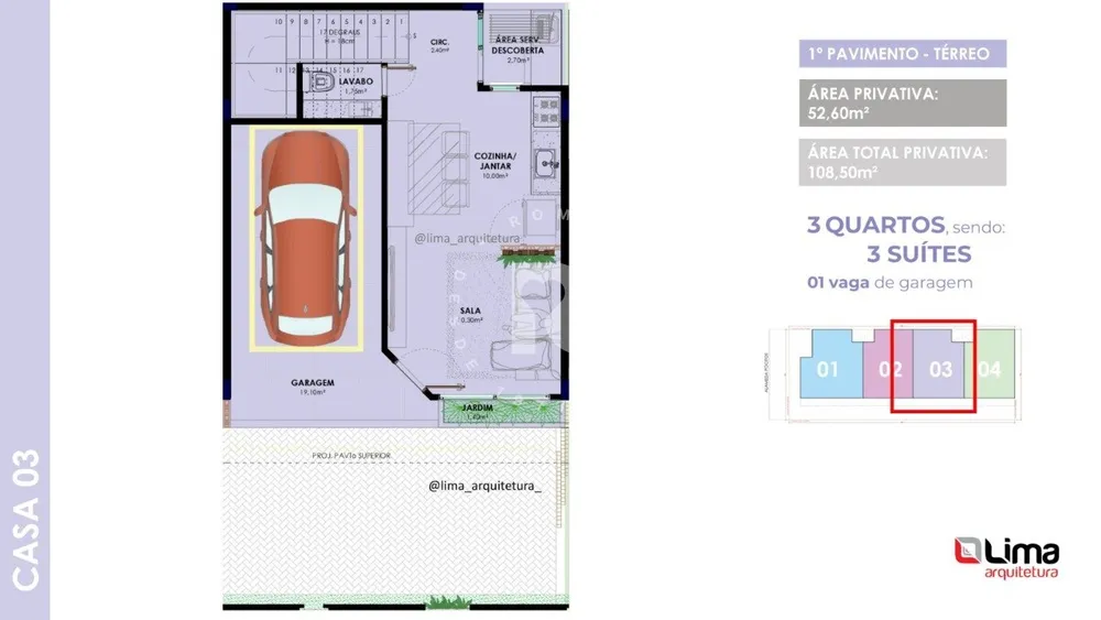 Casa, 3 quartos, 108 m² - Foto 4