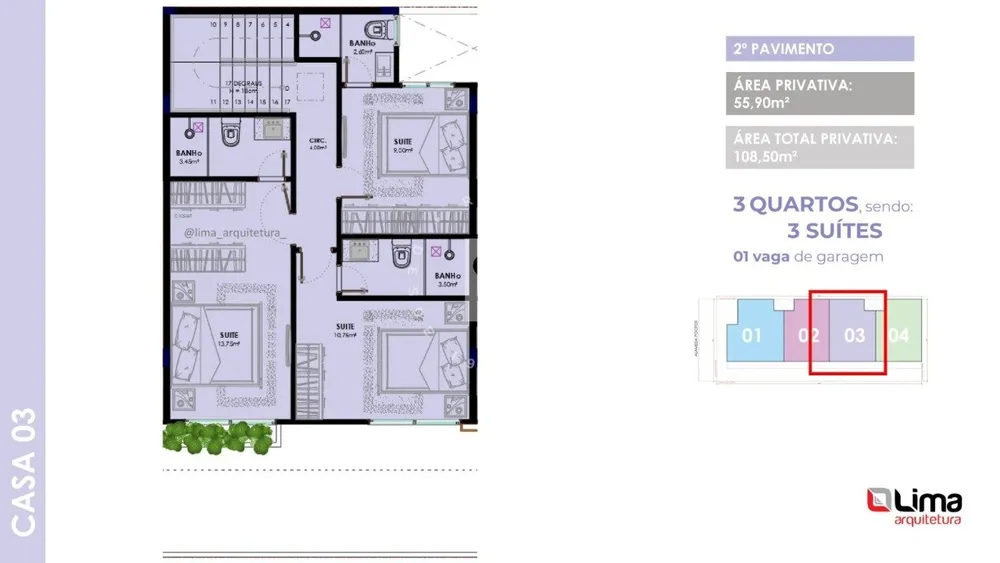 Casa, 3 quartos, 108 m² - Foto 5