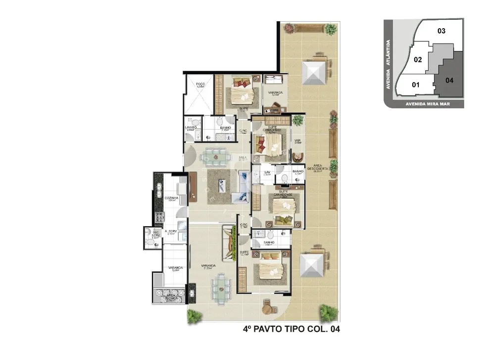 Apartamento, 4 quartos, 148 m² - Foto 11