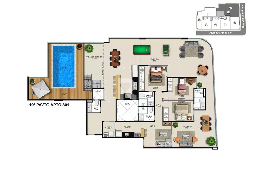 Apartamento, 3 quartos, 118 m² - Foto 9