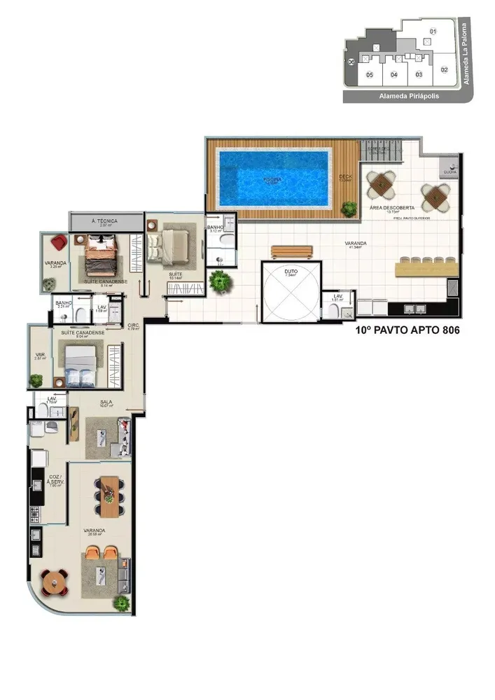 Apartamento, 3 quartos, 175 m² - Foto 11