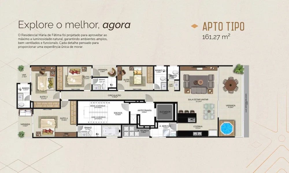 Apartamento, 4 quartos, 161 m² - Foto 11