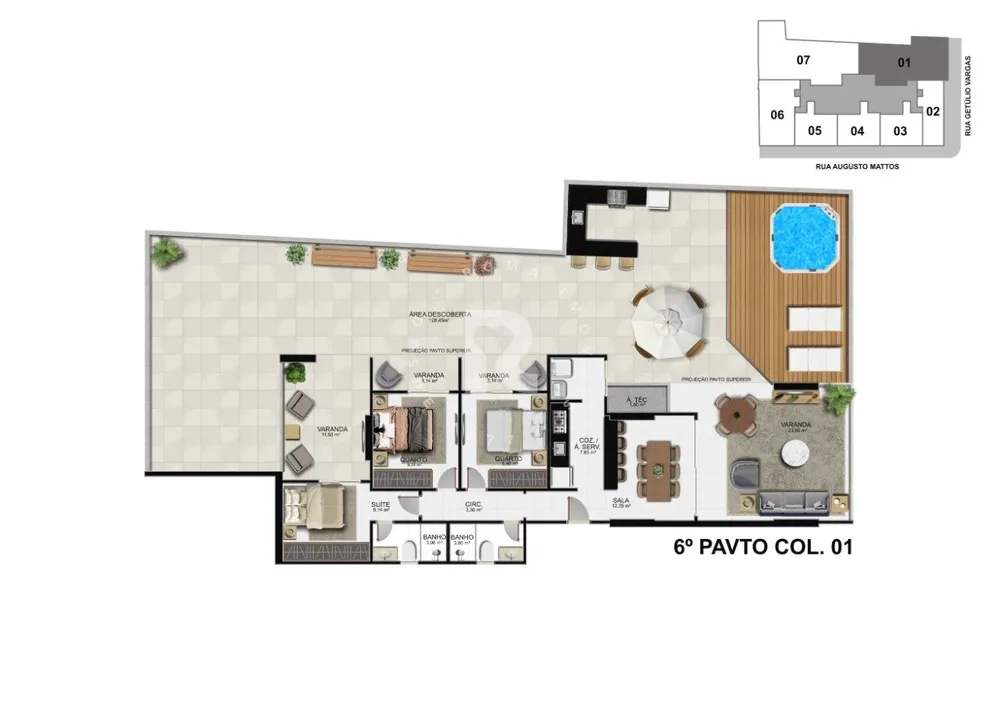 Apartamento, 3 quartos, 100 m² - Foto 11