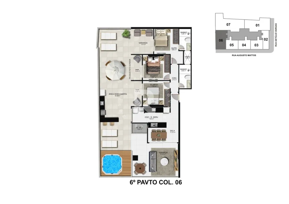 Apartamento, 3 quartos, 100 m² - Foto 10