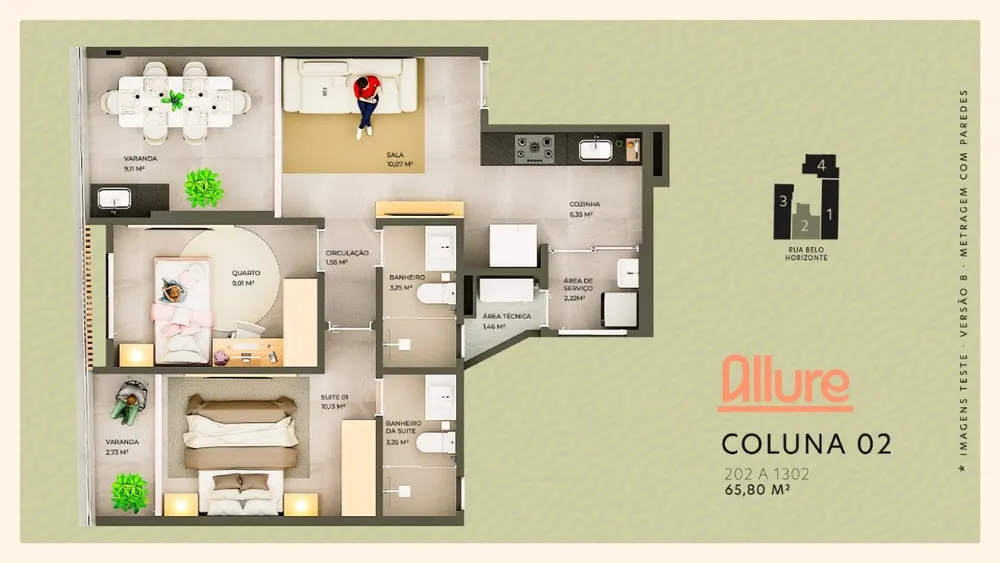 Apartamento, 2 quartos, 65 m² - Foto 8