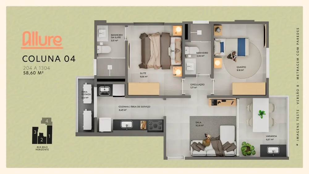 Apartamento, 2 quartos, 65 m² - Foto 9