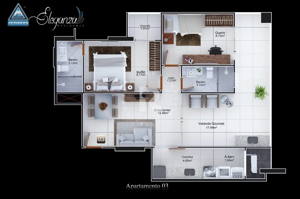 Apartamento, 2 quartos, 65 m² - Foto 10