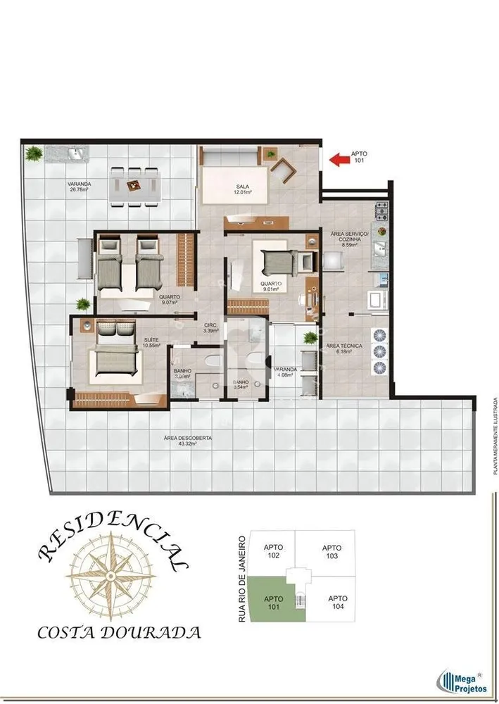 Apartamento, 2 quartos, 82 m² - Foto 18