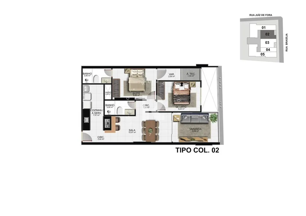 Apartamento, 2 quartos, 67 m² - Foto 13