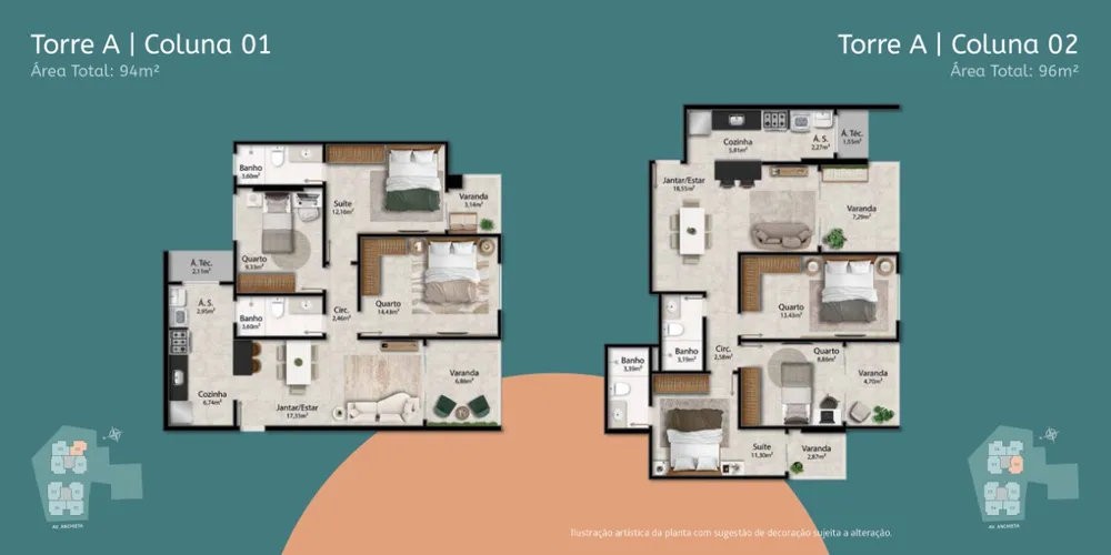 Apartamento, 3 quartos, 94 m² - Foto 10