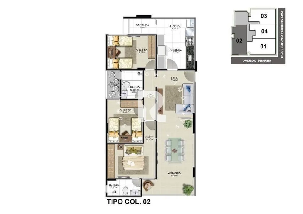 Apartamento, 3 quartos, 92 m² - Foto 8