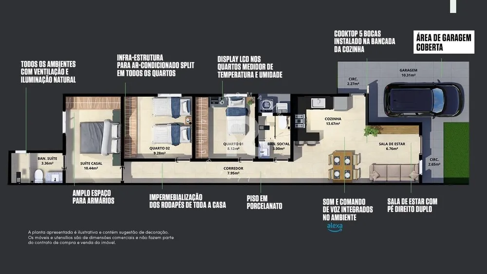Casa, 3 quartos, 84 m² - Foto 12