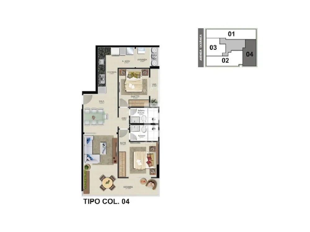 Apartamento, 3 quartos, 106 m² - Foto 12