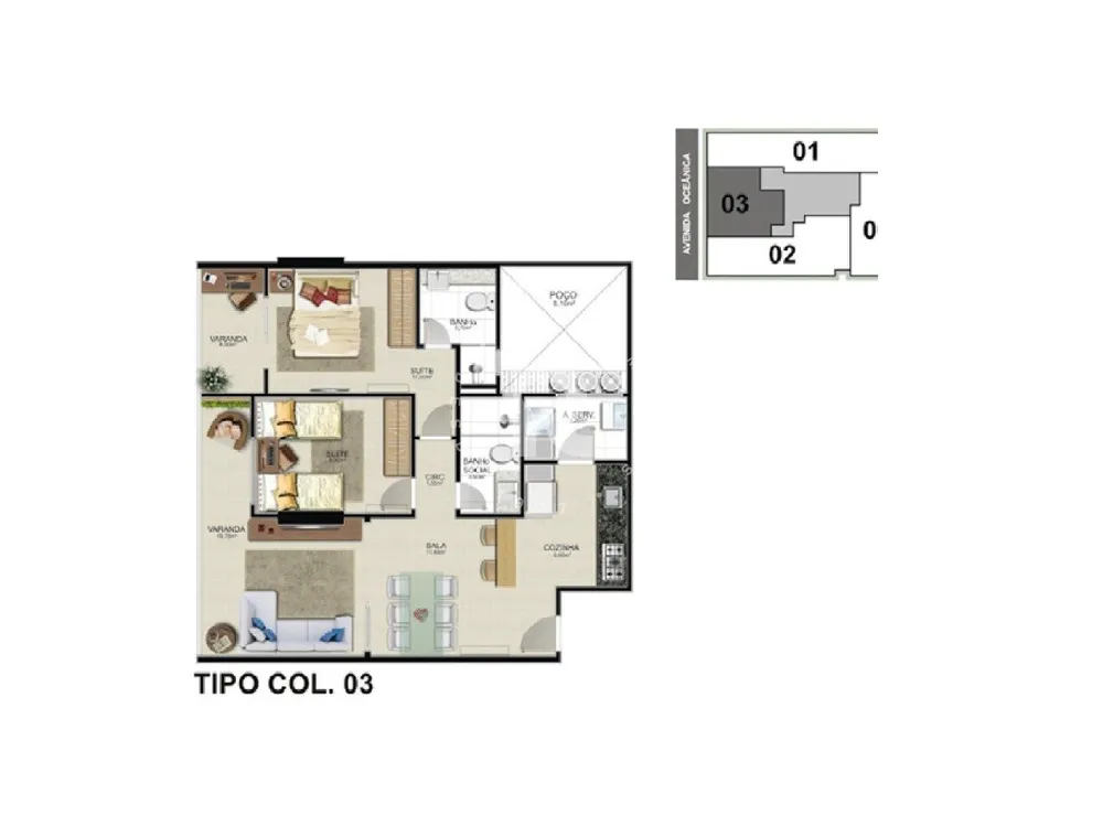 Apartamento, 3 quartos, 106 m² - Foto 11