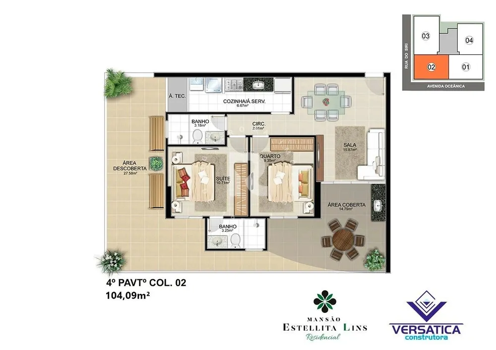 Apartamento, 2 quartos, 104 m² - Foto 12