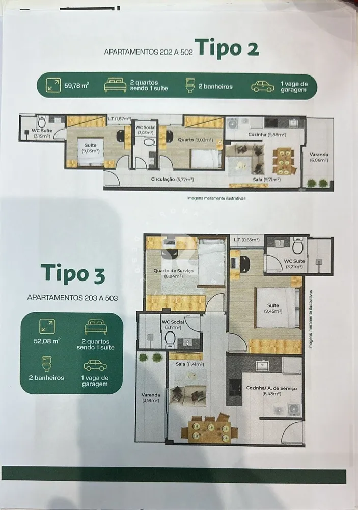 Apartamento, 2 quartos, 54 m² - Foto 6