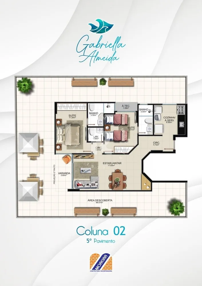 Apartamento, 2 quartos - Foto 4
