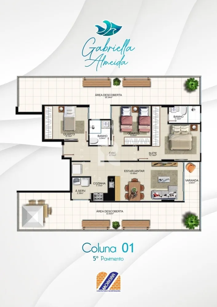 Apartamento, 2 quartos - Foto 3