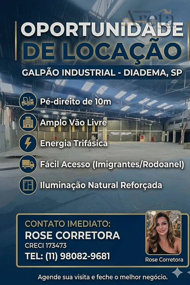 Depósito-Galpão, 1250 m² - Foto 9