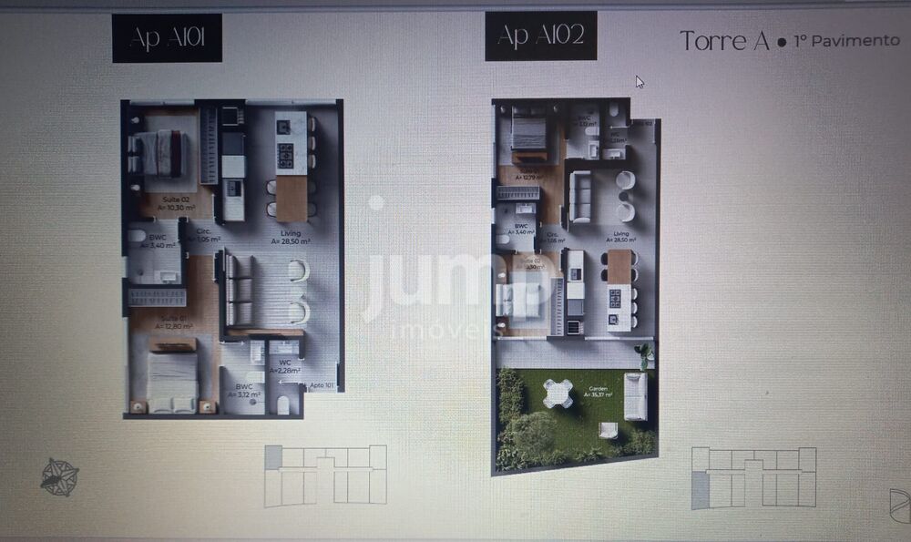 Apartamento, 2 quartos, 71 m² - Foto 1