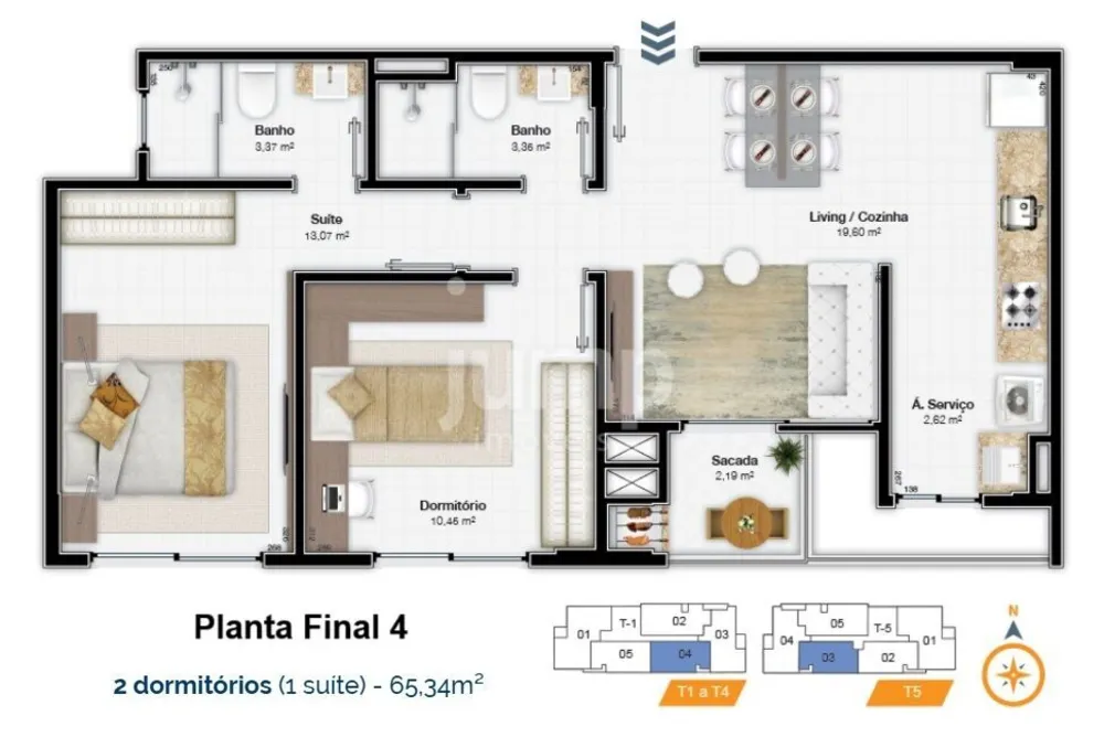 Apartamento, 2 quartos, 76 m² - Foto 6