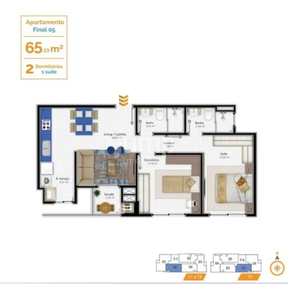 Apartamento, 2 quartos, 76 m² - Foto 8