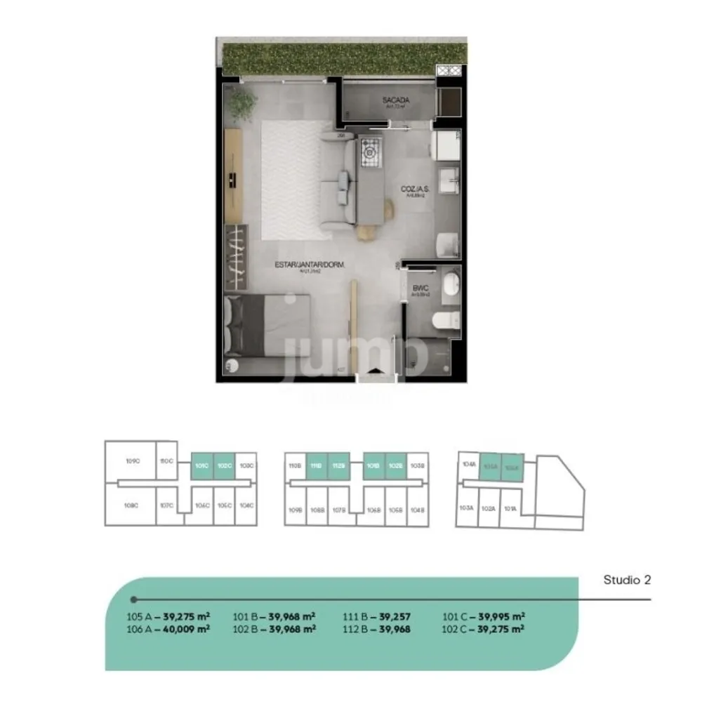 Apartamento, 1 quarto, 57 m² - Foto 8
