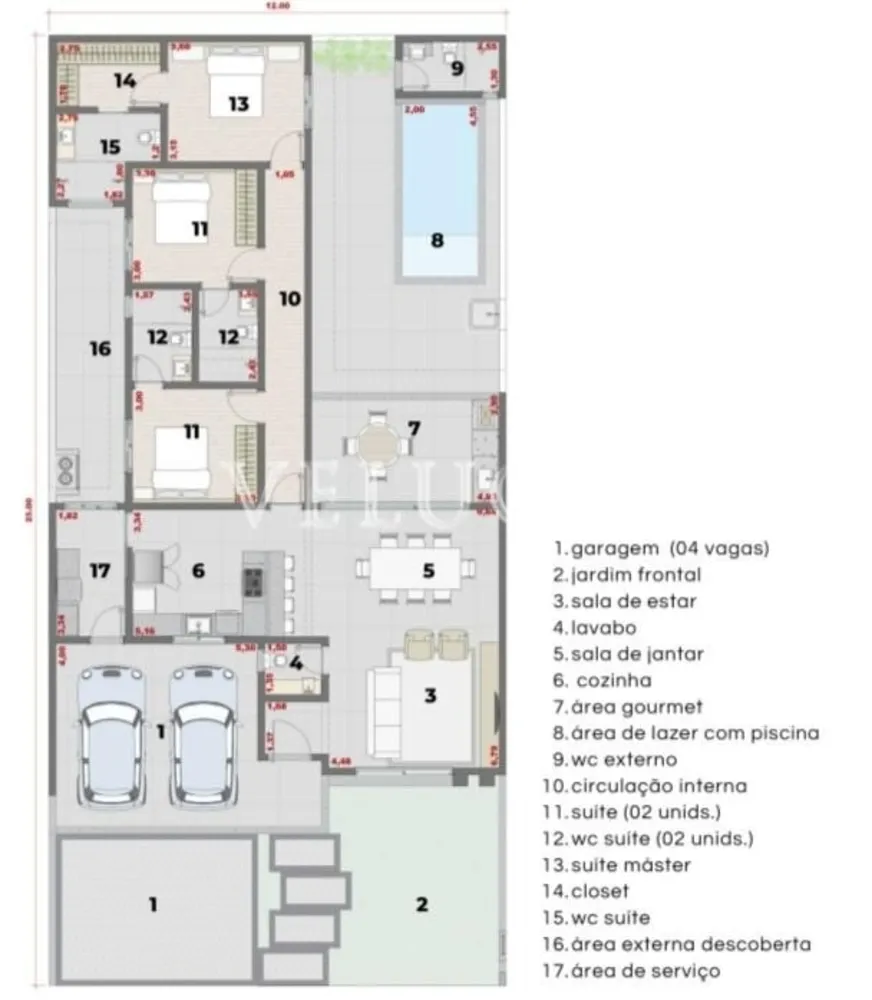 Casa, 3 quartos, 301 m² - Foto 2