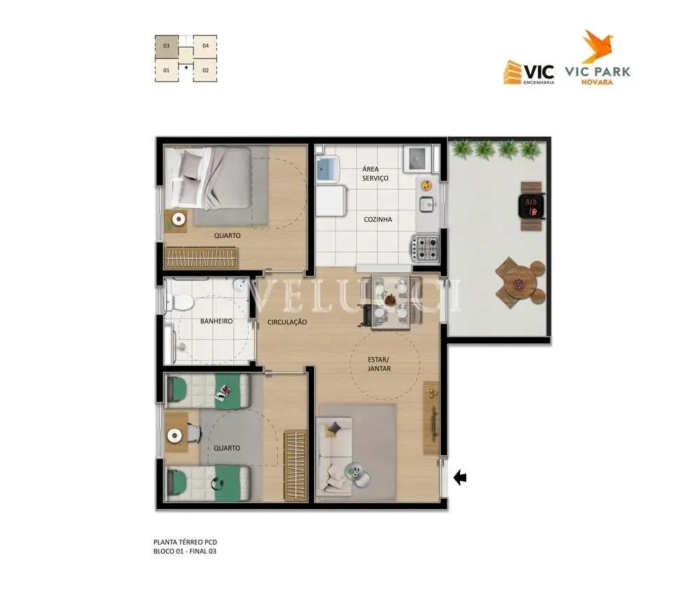 Apartamento, 2 quartos, 48 m² - Foto 6
