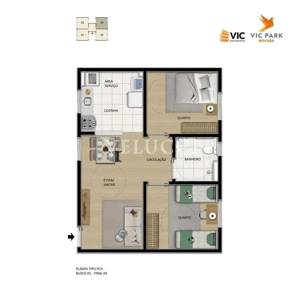 Apartamento, 2 quartos, 48 m² - Foto 12