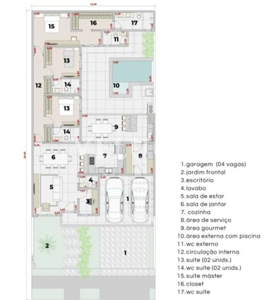 Casa, 3 quartos, 353 m² - Foto 2