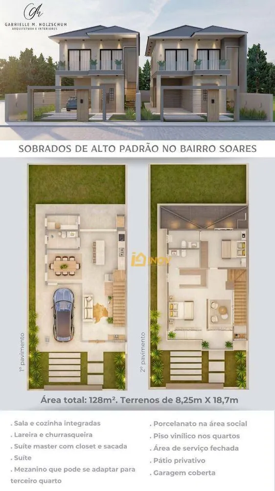 Sobrado, 2 quartos, 128 m² - Foto 2