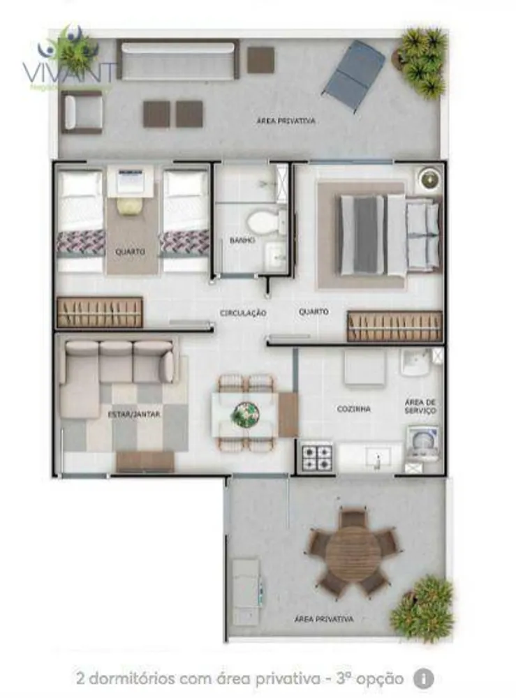 Apartamento, 2 quartos - Foto 10